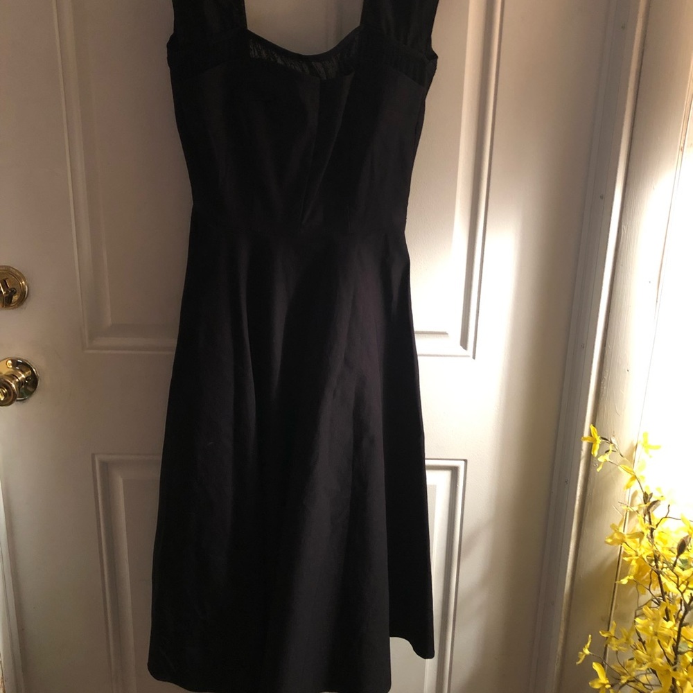 Stop Staring Black Wide Strap Dress Size S